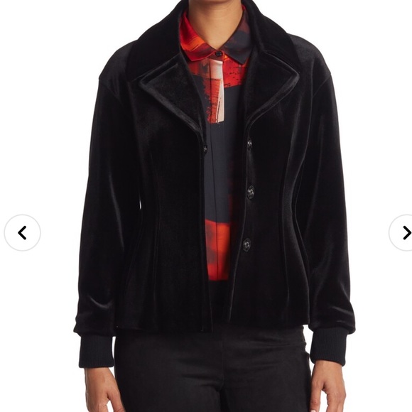 Donna Karan Black Jacket Size Medium NWT - Picture 1 of 17